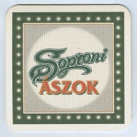Soproni Ászok podstawka Awers