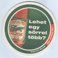 Soproni Ászok podstawka Awers
