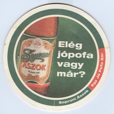 Soproni Ászok podstawka Rewers
