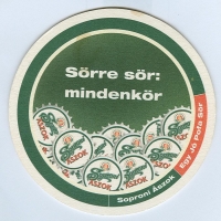 Soproni Ászok podstawka Awers