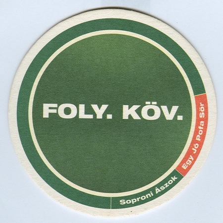 Soproni Ászok podstawka Rewers