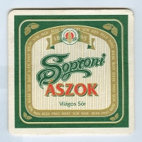Soproni Ászok podstawka Awers