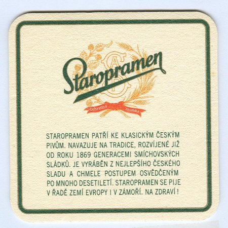 Staropramen podstawka Rewers