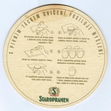 Staropramen podstawka Rewers