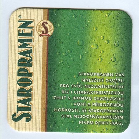 Staropramen podstawka Awers