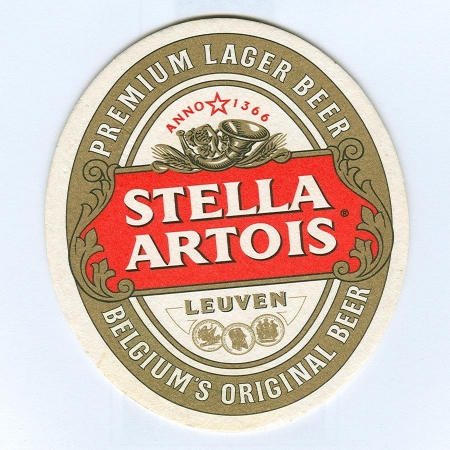 Stella Artois podstawka Awers