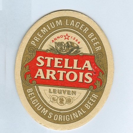 Stella Artois podstawka Awers