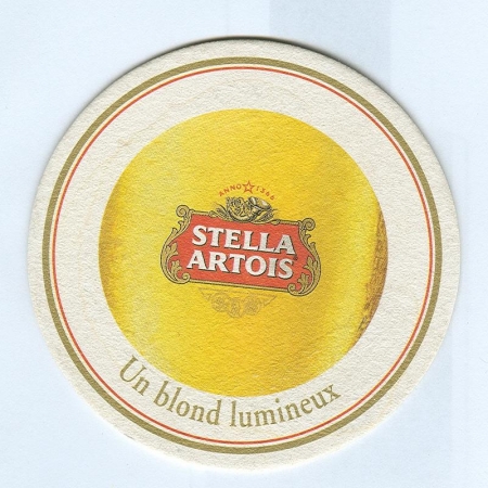 Stella Artois podstawka Awers