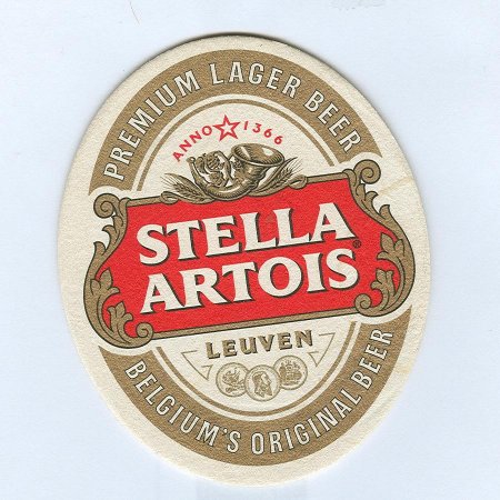 Stella Artois podstawka Awers