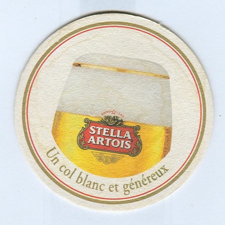 Stella Artois podstawka Awers