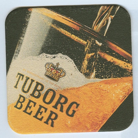 Tuborg podstawka Awers
