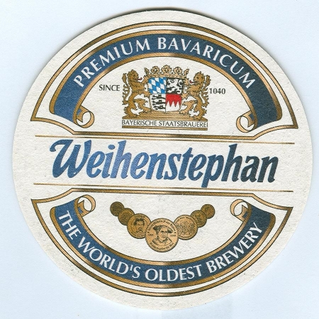 Weihenstephan podstawka Awers