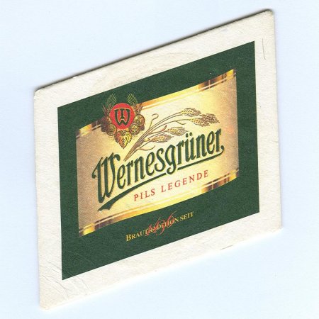 Wernesgrüner podstawka Awers