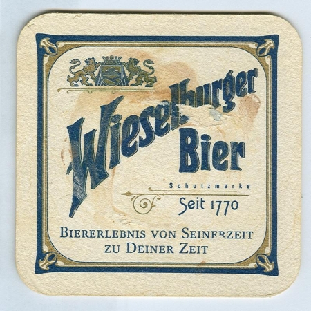 Wieselburger podstawka Awers