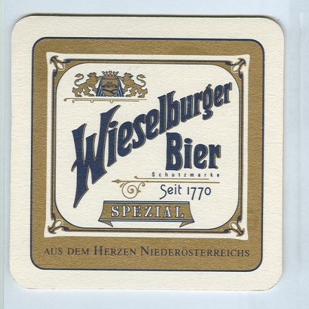 Wieselburger podstawka Awers