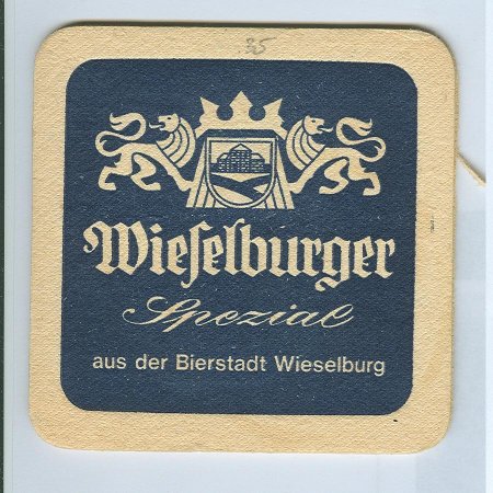 Wieselburger podstawka Awers