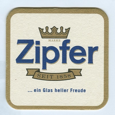Zipfer podstawka Awers