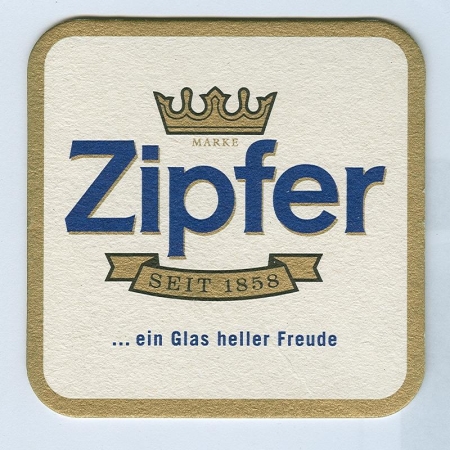 Zipfer podstawka Awers