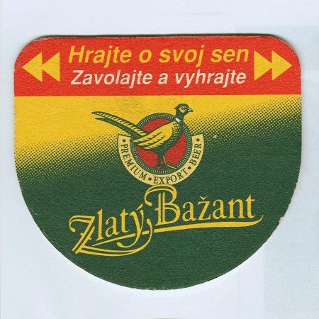 Zlatý Ba¾ant podstawka Awers